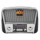 Радиоприемник аналоговый Golon RX-455S от сети/аккумулятор/USB/SD/СОЛНЕЧНАЯ ПАНЕЛЬ микс цветов 21х16х10см - фото 1
