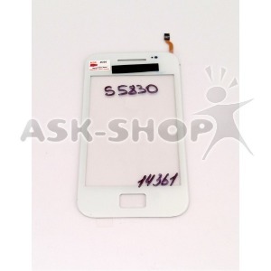Сенсор (Touchscreen) Samsung S5830 белый high copy - фото