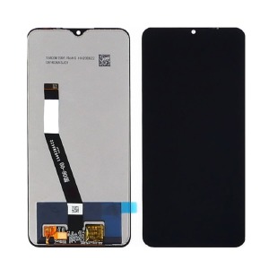 Дисплей для телефона Xiaomi Redmi 9 черный, с тачскрином, модуль - фото