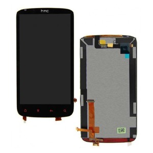 Дисплей для телефона HTC Sensation XE/G18/Z715E черный, с тачскрином, модуль, оригинал - фото