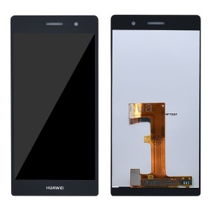 Дисплей для телефона Huawei P7-L10 черный, с тачскрином, модуль, оригинал - фото