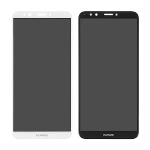 Дисплей для телефона Huawei Honor 7C Pro/Y7 2018/Y7 Prime 2018 белый, с тачскрином модуль, оригинал - фото