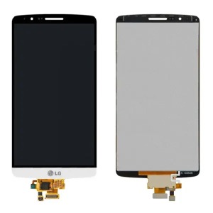 Дисплей для телефона Lg D855/G3 белый, с тачскрином, модуль, high copy - фото