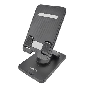 Подставка для телефона Gerlax GT-13 черная, с поворотной платформой 360 - фото