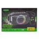 Колонка Gerlax S1 5Wx1, BT/USB/FM/AUX/microSD, 1200mAh 8x8x12cm темно-зеленая - фото 1