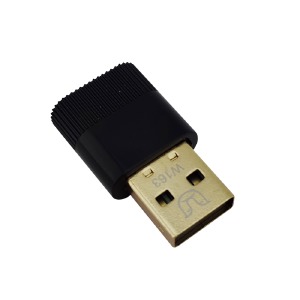 Wi-Fi USB- адаптер ALFA W163 RTL8811IC/2.4GHz+5,8GHz/600Mbps черный - фото