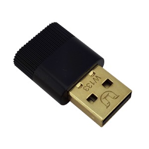 Wi-Fi USB- адаптер ALFA W133 черный, RTL8192IC, WPS button, 300Mbps - фото