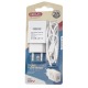 СЗУ microUSB Gerlax A9V 3A/2USB/15W/блистер белый 1м - фото 1
