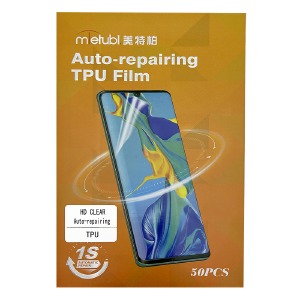 Гидрогелевая пленка Mietubl TPU Auto-repair прозрачная (самовосстанавливающаяся) 120х180мм, 50шт (параметр лезвия 6-7 подходит для EDGE, S-серий) - фото