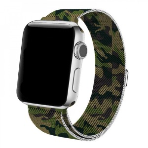 Ремешок для Apple Watch 38/40/41mm Миланская петля хаки - фото