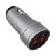АЗУ USB блочек Gerlax C4S 3A/2USB/15W блистер серый - фото 1