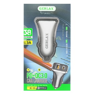 АЗУ USB блочек Gerlax GC-13S 3A/1USB/QC3.0/PD20W белое - фото