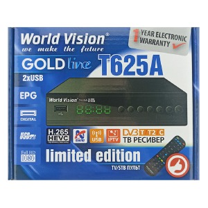T2 тюнер World Vision T625A HD DVB-T2 (с поддержкой wifi адаптера) - фото