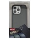 Накладка iPhone 15 Plus Berlia Carbon черная - фото 1