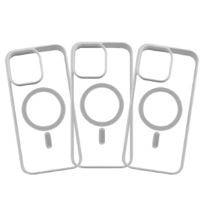 Накладка Berlia Magnetic MagSafe iPhone 15 Plus white - фото