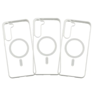 Накладка Berlia Magnetic MagSafe Samsung S22 Plus/S906 white - фото