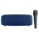 Колонка Hoco BS55 с микрофоном синяя 20,2х9х72 см - фото 1