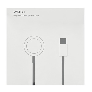 Кабель для смарт-часов Apple watch белый Type-C (PD) - фото