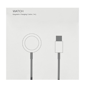 Кабель для смарт-часов Apple watch белый Type-C (PD) (B class) - фото