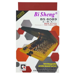 Набор инструментов BiSheng BS-6089a ручка с насадками 45 в1 - фото
