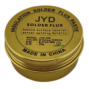 Флюс-паста в банке JYD-300 желтый улучшенный 50g - фото