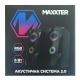 Колонки компьютерные 2.0 Maxxter CSP-U002 RGB 6W черные - фото 1