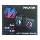 Колонки компьютерные 2.0 Maxxter CSP-U005 RGB черные - фото 1