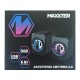 Колонки компьютерные 2.0 Maxxter CSP-005 6W/RGBUSB/3.5 черные - фото 1