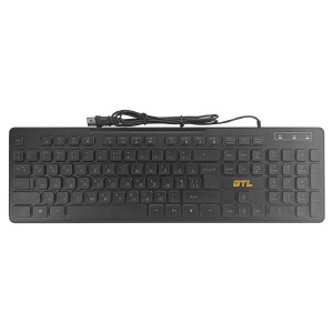 Клавиатура USB с подсветкой GTL KB7269-5-1 Gaming черная - фото