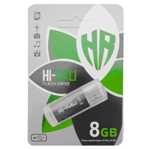 USB 8GB 2.0 Hi-Rali Rocket Series черная - фото