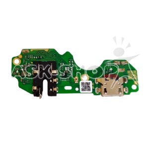 Разъём зарядки (Charger connector) Tecno Camon Spark Go (KG5) 2022 с нижней платой, микрофоны/элементы - фото