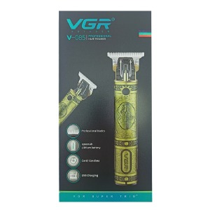 Триммер для бороды аккумуляторный VGR V-085 с насадками - фото