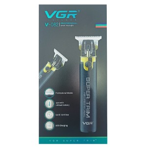 Триммер для бороды аккумуляторный VGR V-082 с насадками - фото