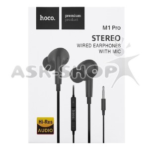 Hands Free 3.5 Hoco M1 Pro чорні 1,2м (34) - фото