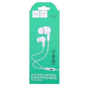 Hands Free 3.5 Hoco M50 белые 1,2м (21) - фото