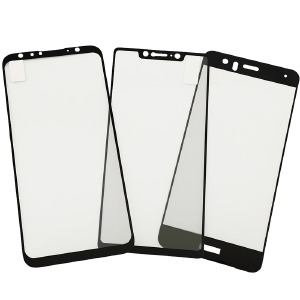Стекло защитное Meizu M3 Max 2D Full screen черное в т.у. - фото