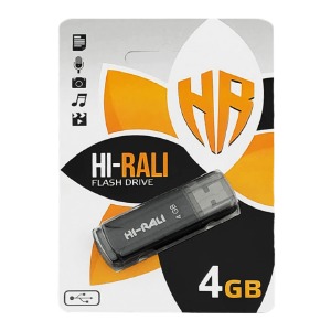 USB 4GB 2.0 Hi-Rali Stark Series черная - фото