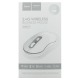 Компьютерная мышка беспроводная Hoco GM21 4 кнопки/USB 2.4GHz/1000-1600DPI белая с серым (13) - фото 1