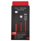 Конвертер USB (мама) - HDMI (папа) G02 красно-черный 1м можно подключить кабель USB-Type-C/microUSB/Lighting - фото 1
