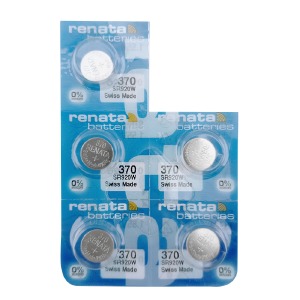 Батарейки SR920/370/G6 Renata silver по 5  шт/цена за 1 бат. - фото