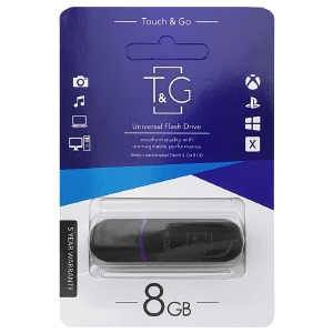 USB 8GB 2.0 T&G 012 Jet Series черная - фото
