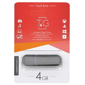 USB 4GB 2.0 T&G 012 Jet series черная - фото