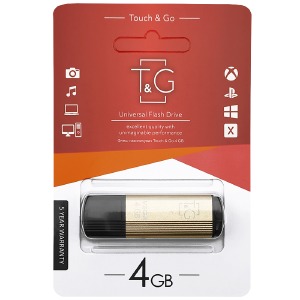 USB 4GB 2.0 T&G 121 Vega series золотая - фото