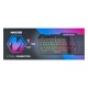 Клавиатура USB с подсветкой Maxxter KBG-UML-01-UA RGB металлическая основа черная - фото 1