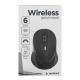 Компьютерная мышка беспроводная Gembird MUSW-6B-01 6 кнопок/USB 2.4GHz/800-1600DPI черная - фото 2
