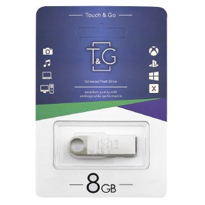 USB 8GB 2.0 T&G 026 metall стальная - фото