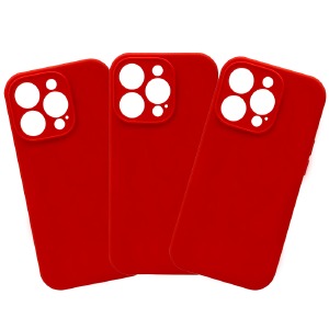 Силикон FULL PROTECTION iPhone 12 Pro "Soft touch" Original Red (без лого) - фото