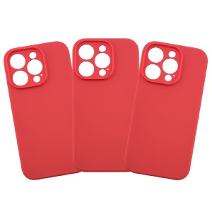Накладка FULL PROTECTION iPhone 14 Pro "Soft touch" Original Watermelon pink (53) лого - фото