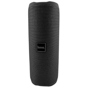 Колонка Hoco HC16 5Wх2/LED/BT5.3/USB/AUX/microSD/FM/1200mAh/IPX4 17.2х6.8х6.7см серая - фото