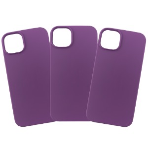Силикон FULL iPhone 14 Plus "Soft touch" Original Grape (29) лого - фото